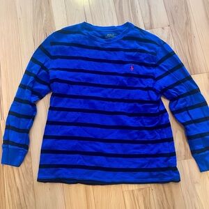 Polo Ralph Lauren Blue Striped Long Sleeve Shirt
